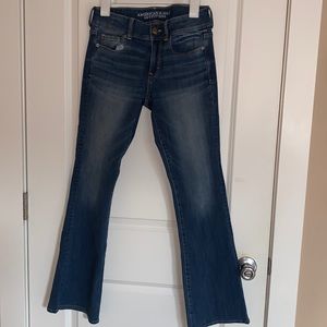 Bootcut jeans from American Eagle. Soft material and very stretchy.